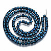 Electroplate Non-magnetic Synthetic Hematite Beads Strands G-T114-61-04-2