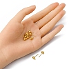 Brass Ball Post Ear Studs KK-YW0001-11G-4