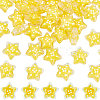 50Pcs Glass Beads LAMP-SC0001-39-1