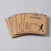 Kraft Paper Bracelet Display Cards CDIS-WH0045-001-1