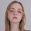 Aluminium Cable Chains/Paperclip Chains Eyeglasses Chains AJEW-AR0001-09G-7