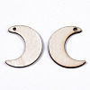 Unfinished Natural Poplar Wood Pendants WOOD-S045-106-2
