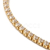 Adjustable Rack Plating Brass Cubic Zirconia Chain Bracelets BJEW-A132-01G-2