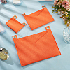 WADORN 3Pcs 3 Style Felt Bags Organizer Insert PURS-WR0006-87C-4