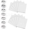7 Rolls 7 Styles Paper Self-Adhesive Clothing Size Labels Sticker Rolls DIY-OC0004-34-1
