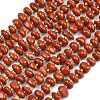 Natural Red Jaseper Beads Strands G-RM250109-A16-2