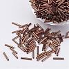 Glass Bugle Beads SEED-E001-9mm-81#-1