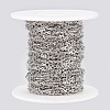 Tarnish Resistant 304 Stainless Steel link Chains CHS-K007-09P-2
