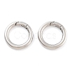 Non-Tarnish 316 Stainless Steel Spring Gate Rings STAS-M296-01P-G-01-2