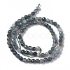 Natural Moss Agate Beads Strands X-G-F596-21-3mm-2