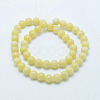 Natural Mashan Jade Round Beads Strands X-G-D263-4mm-XS06-3