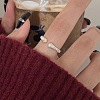 Alloy Cat Paws Cuff Open Rings for Women WGFDD1A-01-2