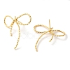 Brass Stud Earrings for Women EJEW-F334-03G-02-2