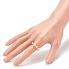 Handmade Polymer Clay Beaded Stretch Rings RJEW-JR00355-5