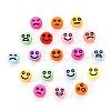 Opaque Acrylic Beads MACR-YW0001-22B-7