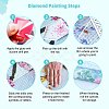 5D DIY Diamond Painting Family Theme Canvas Kits DIY-C004-64-7