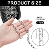 Stainless Steel Cable Chains CHS-WH0009-08P-1-3