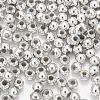 Plating Plastic Acrylic Round Beads PACR-L003-4mm-S-1