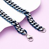 12MM 304 Stainless Steel Cuban Link Chain Necklaces NJEW-C099-04B-01-1