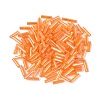 Glass Round Bugle Beads GLAA-WH0031-50E-2
