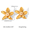 304 Stainless Steel Stud Earrings for Women WG18C3B-05-1