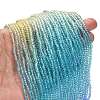 Transparent Painted Glass Beads Strands DGLA-A034-T2mm-A13-2