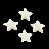 Pearlized Plated Opaque Glass Cabochons PORC-R139A-23-1