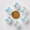 Transparent Acrylic Beads TACR-S152-14B-A07-3