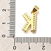 Rack Plating Brass Micro Pave Cubic Zirconia Pendants KK-L226-100G-K-3