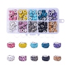 Polymer Clay Rhinestone European Beads CPDL-JP0001-01-1