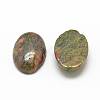 Natural Unakite Cabochons G-R415-13x18-36-2