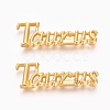Golden Plated Alloy Cabochons PALLOY-WH0068-08E-2
