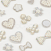 48Pcs 12 Style Non Woven Fabric Ornament Accessories DIY-AR0002-27-4
