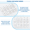 10Pcs 10 Style 201 Stainless Steel Pendants STAS-UN0026-25-4