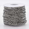 Tarnish Resistant 304 Stainless Steel Curb Chains STAS-R100-17-2