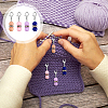 Acrylic Pendant Locking Stitch Markers HJEW-PH02084-5