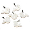 Natural Freshwater Shell Pendants PALLOY-Q462-04P-1