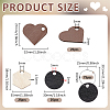 1Bag Plywood Pendants WOOD-BC0001-51-2