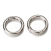 Zinc Alloy Spring Gate Rings X-PALLOY-C100-01P-02-2