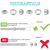 200Pcs Ring 304 Stainless Steel Spacer Beads STAS-UN0058-87B-P-5