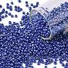 DIY Craft Beads 12/0 Opaque Colors Lustered Round Glass Seed Beads X-SEED-A012-2mm-128-1