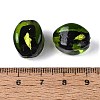 Handmade Silver Foil Glass Beads FOIL-N034-01E-3