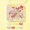 105Pcs 7 Colors UV Plating Iridescent Transparent Acrylic Beads OACR-FS0001-88-8