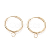 201 Stainless Steel Huggie Hoop Earring Findings STAS-P283-01O-G-1