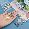 8Pcs 4 Colors Zinc Alloy Swivel Lobster Claw Clasps FIND-PH0008-62C-3