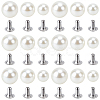 ABS Imitation Pearl Snap Rivet Butt Screw DIY-GF0013-38-7
