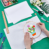 14CT Cross Stitch Canvas Cotton Embroidery Fabric DIY-WH0410-341A-3