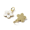 Brass Enamel Charms KK-Z114-23G-02-2