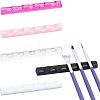 5Pcs 5 Cololrs 5 Grids Plastic Nail Art Brush Pen Holder Stand MRMJ-FG0001-10-1