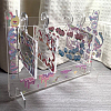 Transparent Acrylic Mini Photocard Hanger Rack ODIS-WH0002-47-4